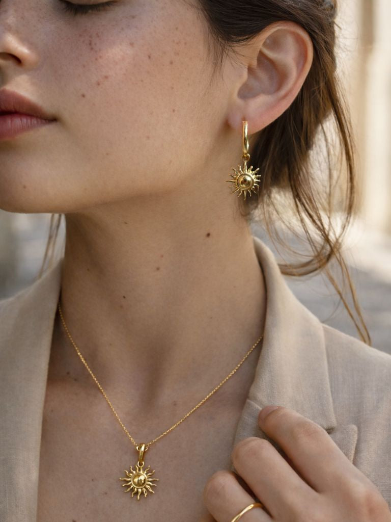 Sole Duo Schmuckset – Kette & Ohrringe