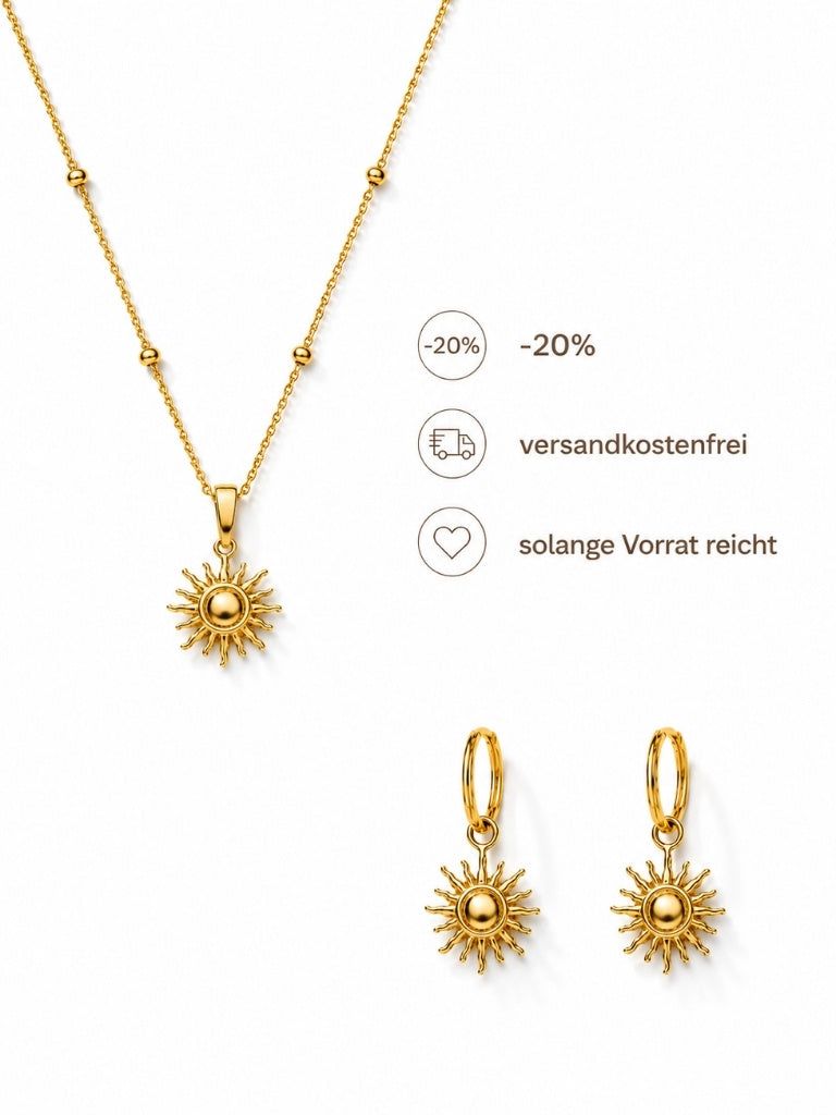 Schmuckset Solas Due – Kette & Ohrringe