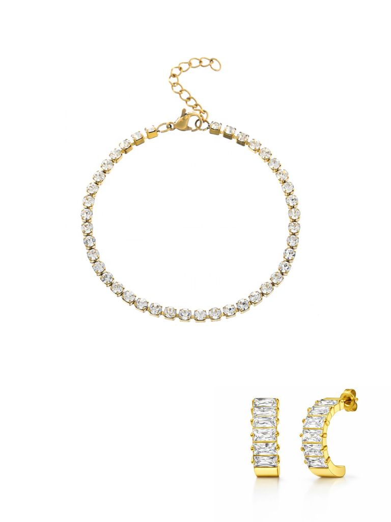 Clara Crystal Schmuckset