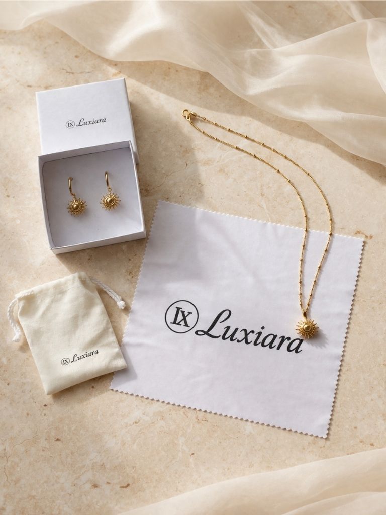 Sole Duo Schmuckset – Kette & Ohrringe