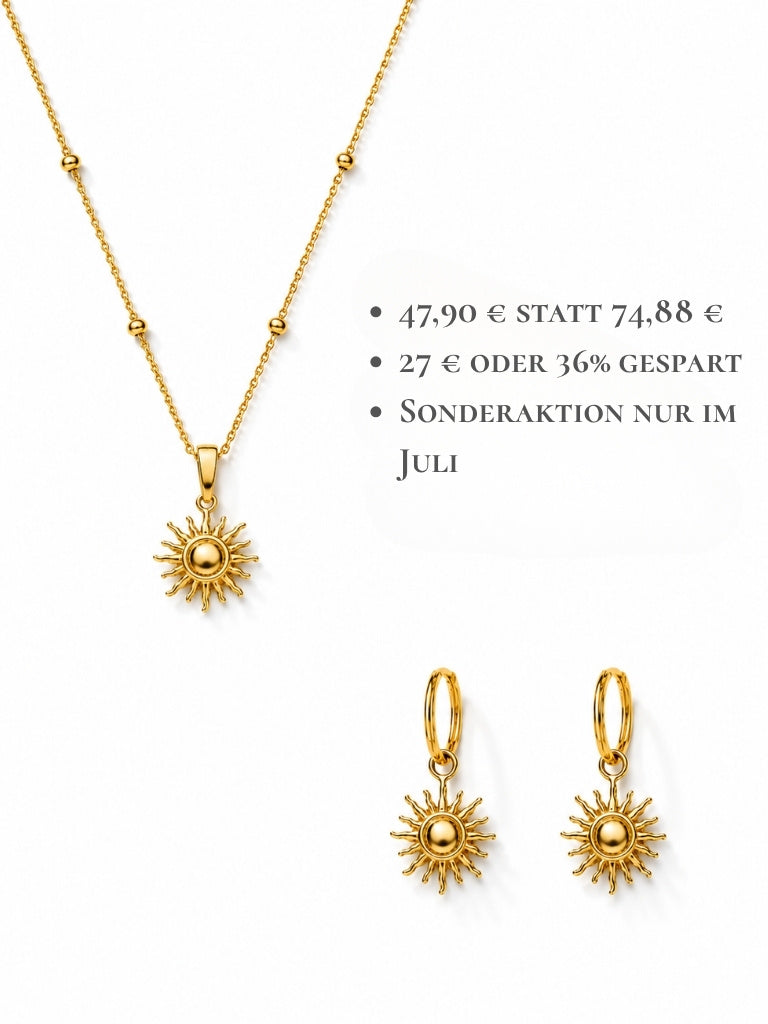 Sole Duo Schmuckset – Kette & Ohrringe